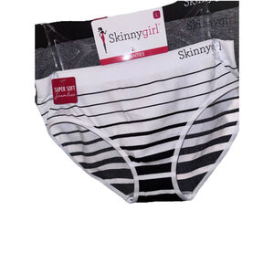 Skinny Girl Super Soft Seamless Panties 3 pack 9135 Large MRSP $28